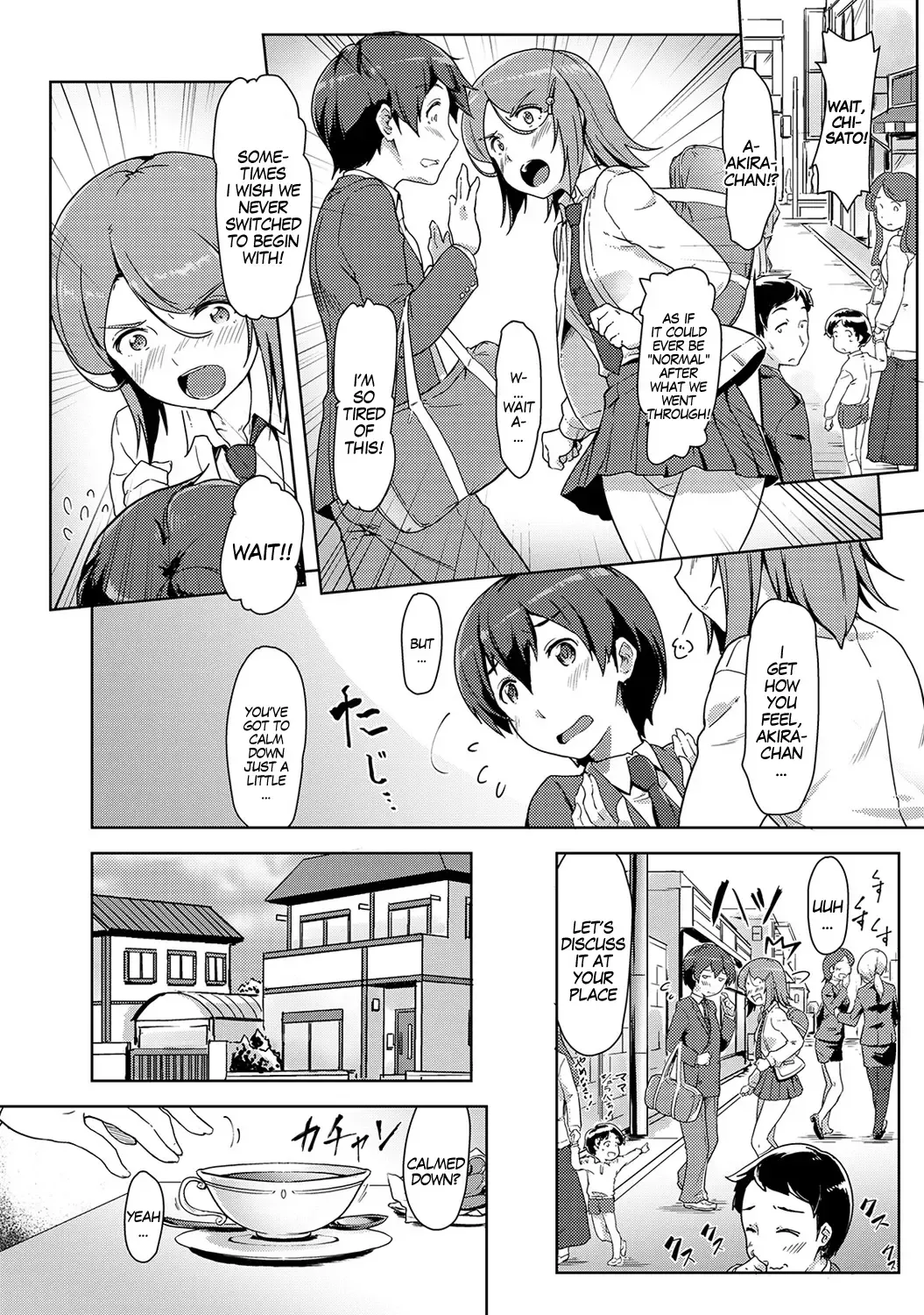 [Tokinobutt] Ecchi Shitara Irekawacchatta!? | We Switched Our Bodies After Having Sex!? Ch. 5 Fhentai - Page 1