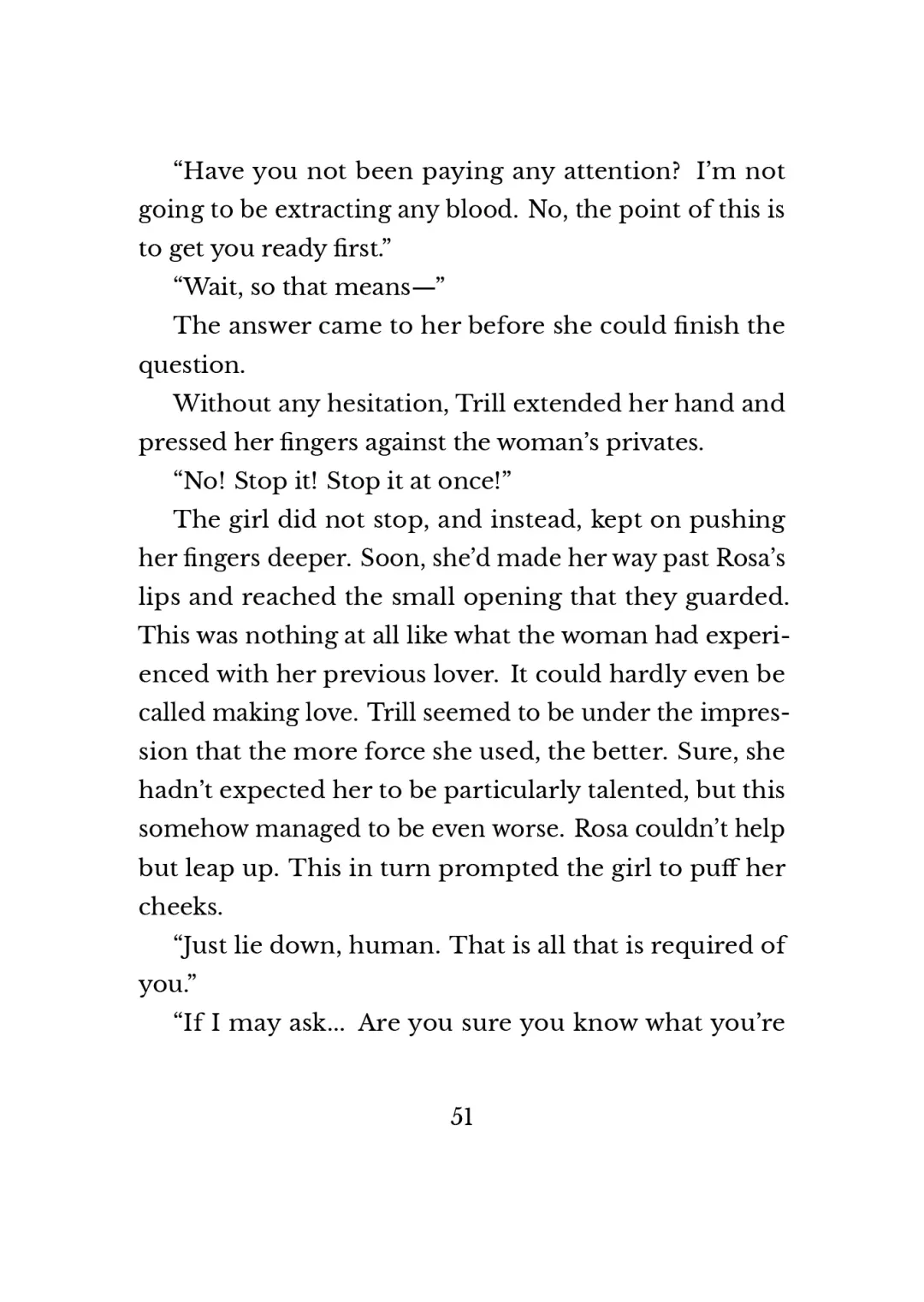 [Kuune Rin] Hiyuri no Kizuna - Furyou Onee-san to Kyuuketsu Shoujo-tachi | Scarlet Lily Bond - Older Delinquent Lady and Little Vampire Girls Ch. 1 Fhentai - Page 51