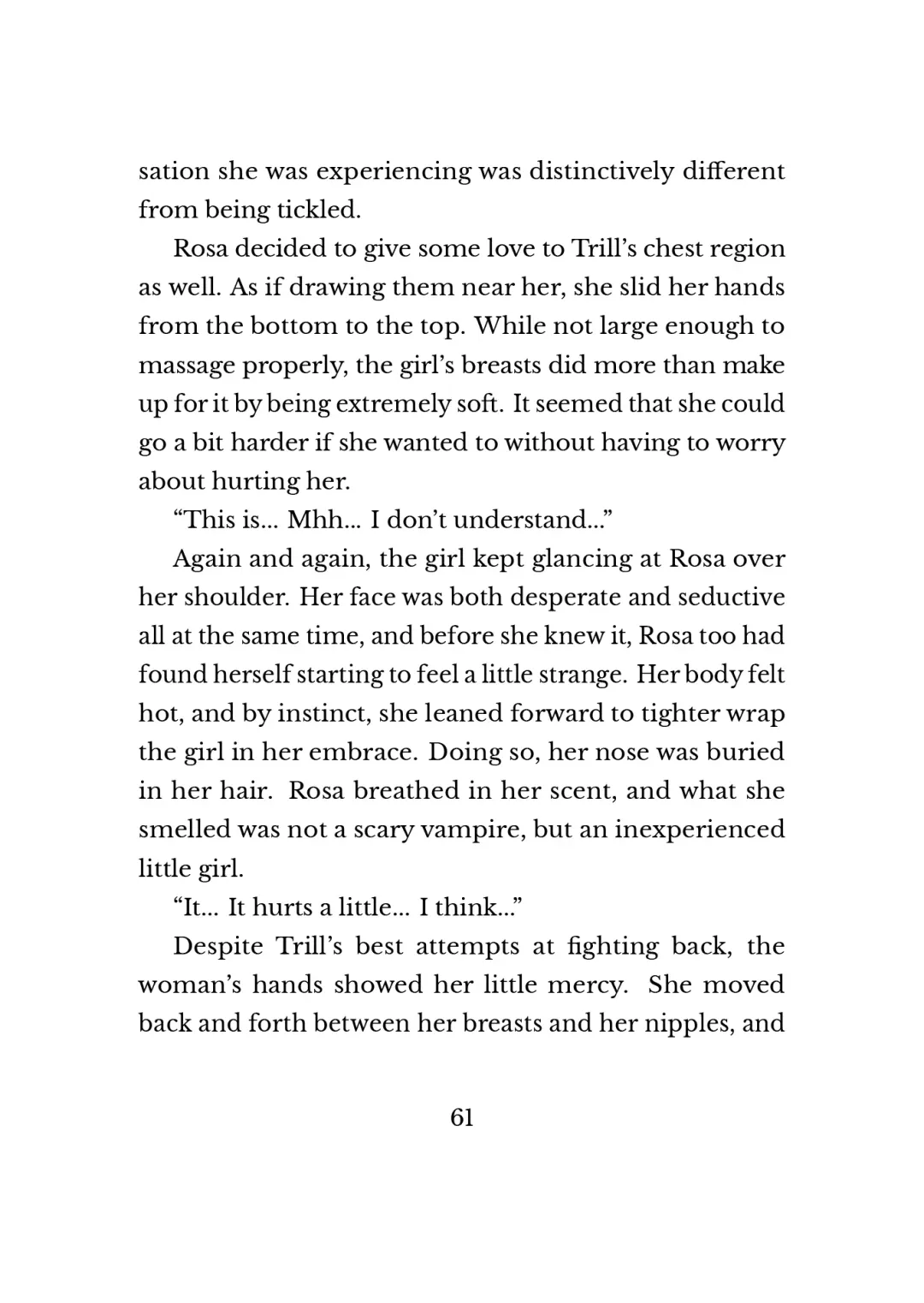 [Kuune Rin] Hiyuri no Kizuna - Furyou Onee-san to Kyuuketsu Shoujo-tachi | Scarlet Lily Bond - Older Delinquent Lady and Little Vampire Girls Ch. 1 Fhentai - Page 61