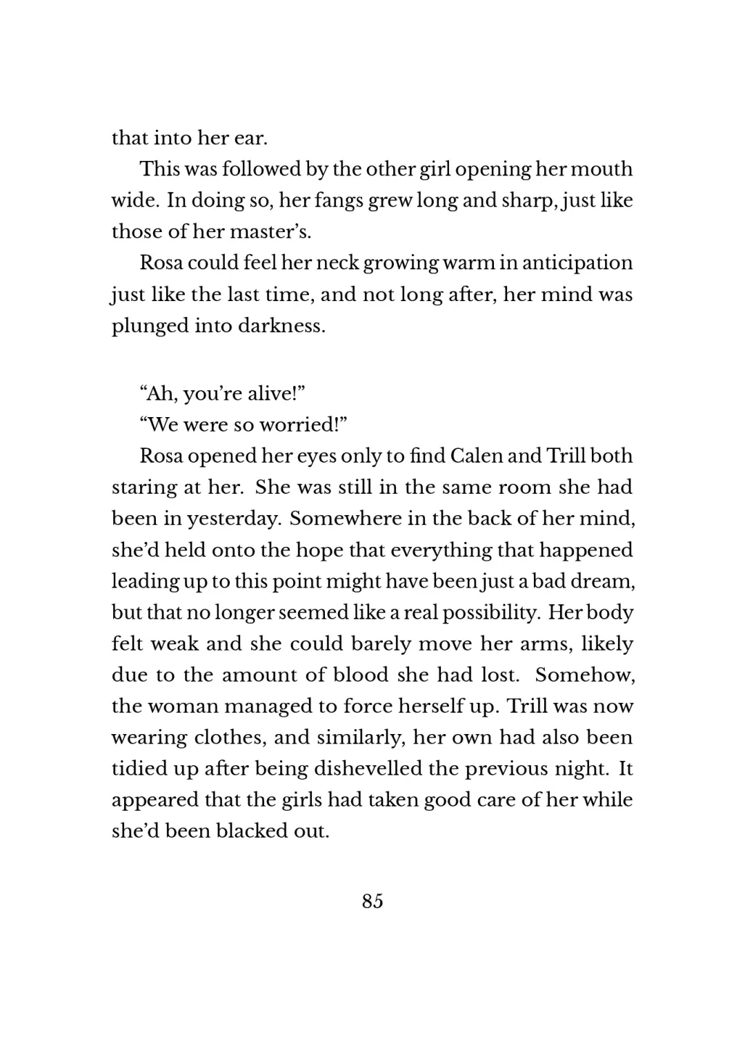 [Kuune Rin] Hiyuri no Kizuna - Furyou Onee-san to Kyuuketsu Shoujo-tachi | Scarlet Lily Bond - Older Delinquent Lady and Little Vampire Girls Ch. 1 Fhentai - Page 85