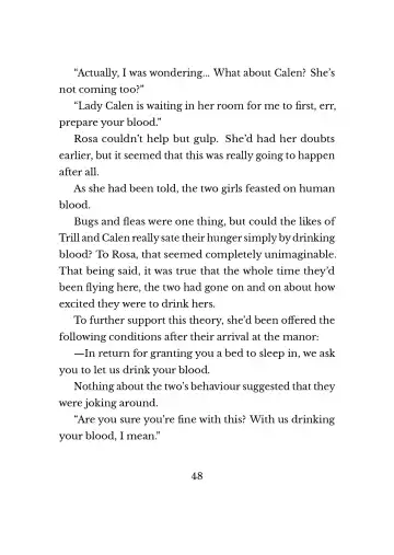 [Kuune Rin] Hiyuri no Kizuna - Furyou Onee-san to Kyuuketsu Shoujo-tachi | Scarlet Lily Bond - Older Delinquent Lady and Little Vampire Girls Ch. 1 Fhentai - Page 48