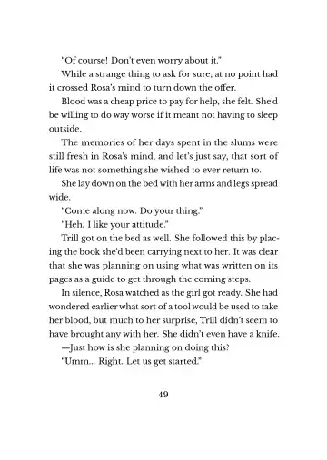 [Kuune Rin] Hiyuri no Kizuna - Furyou Onee-san to Kyuuketsu Shoujo-tachi | Scarlet Lily Bond - Older Delinquent Lady and Little Vampire Girls Ch. 1 Fhentai - Page 49