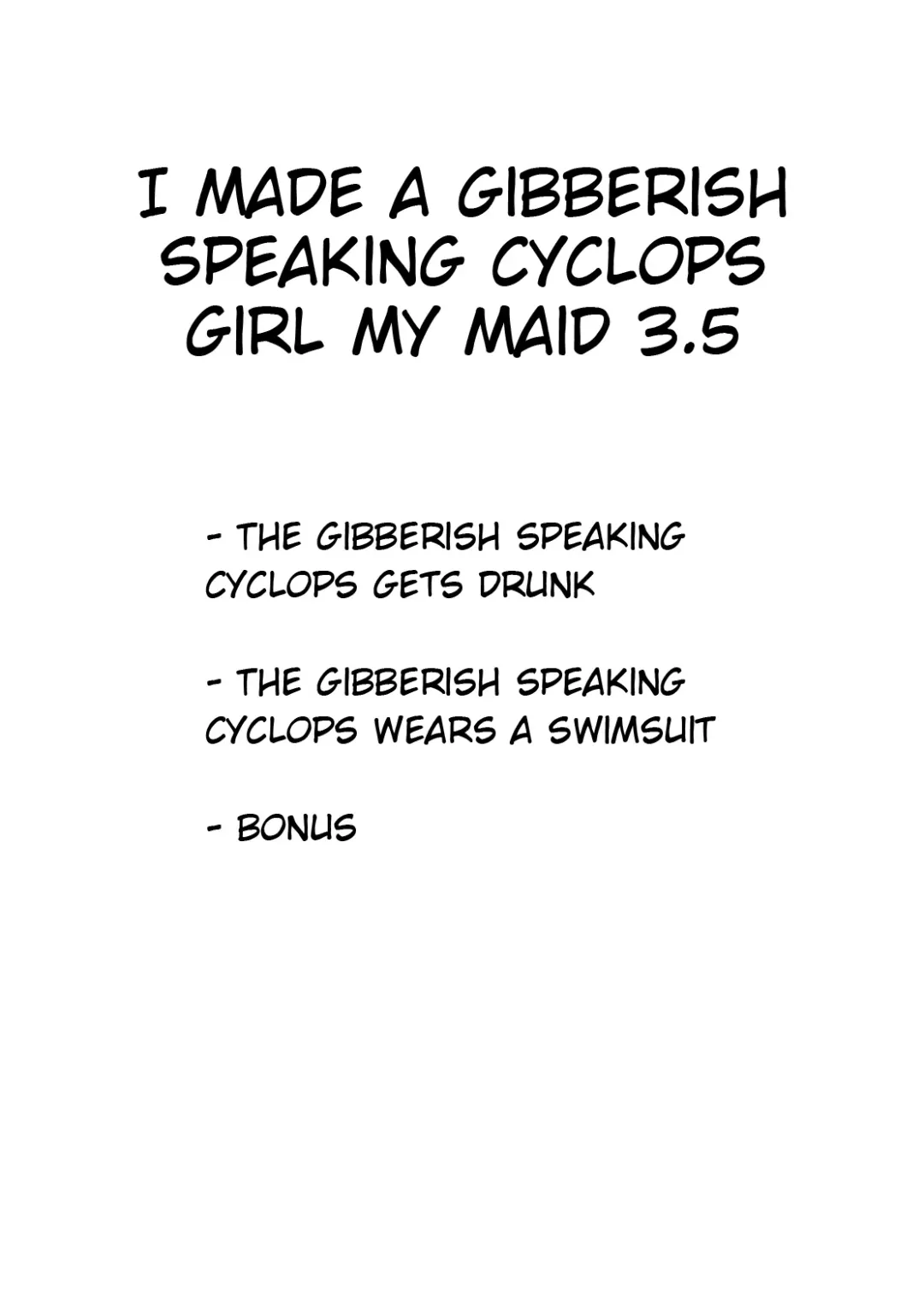 [Barakey] Mikai no Chi de Hirotta Nazo Gengo Tangan-chan o Maid to Shite Yatotte Icha Love suru Hon 3.5 Fhentai - Page 2