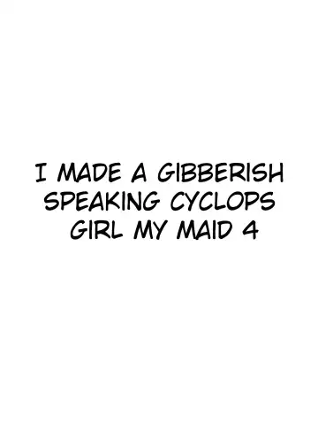 [Barakey] Mikai no Chi de Hirotta Nazo Gengo Tangan-chan o Maid to Shite Yatotte Icha Love suru Hon 4 Fhentai - Page 2