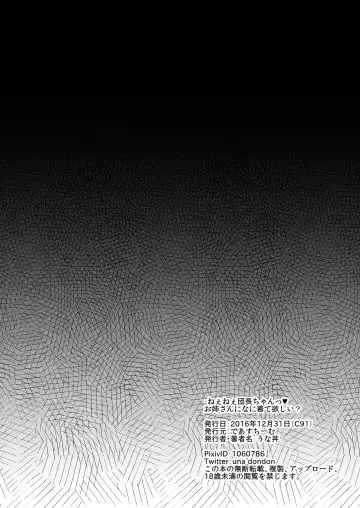 [Unadon] Nee Nee Danchou-chan Onee-san ni Nani Kite Hoshii? Fhentai - Page 3