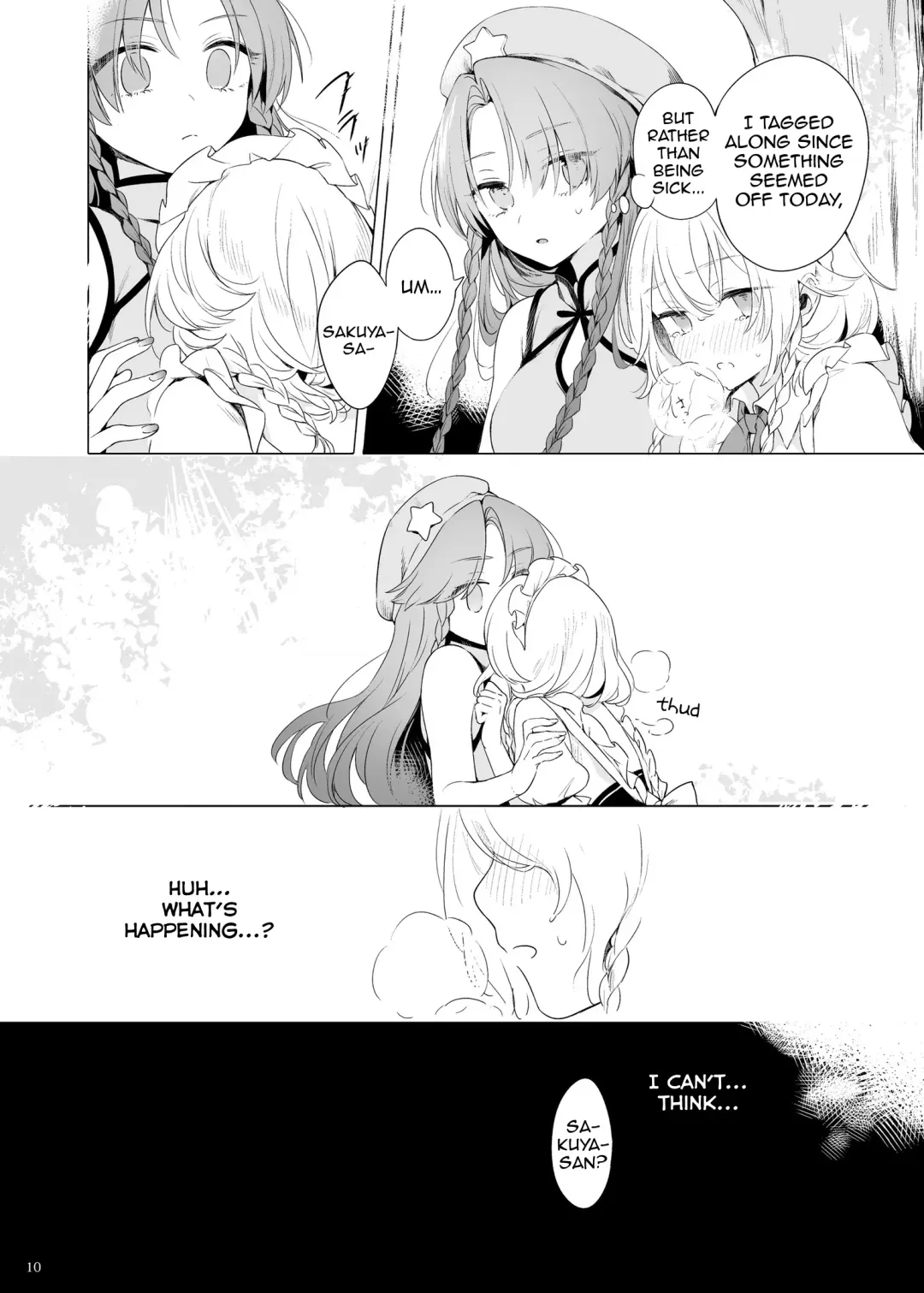 [Risui] Meiling ni Kawaigarareru Sakuya-san ga Mitai Hon | A book about Sakuya getting sweet with Meiling Fhentai - Page 10