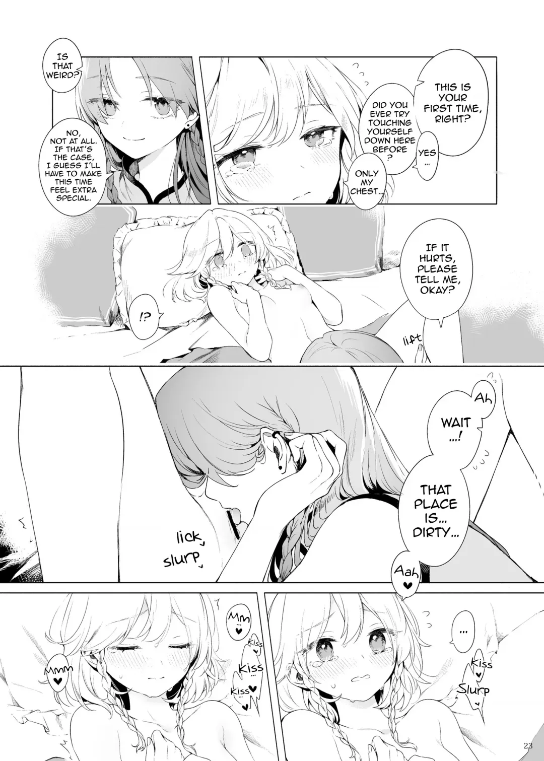 [Risui] Meiling ni Kawaigarareru Sakuya-san ga Mitai Hon | A book about Sakuya getting sweet with Meiling Fhentai - Page 23
