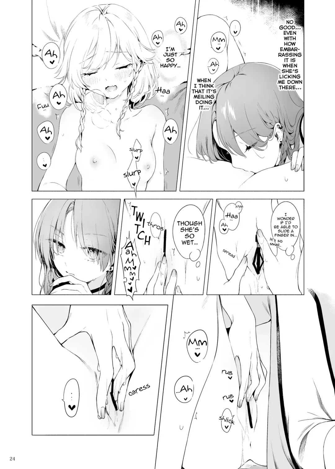 [Risui] Meiling ni Kawaigarareru Sakuya-san ga Mitai Hon | A book about Sakuya getting sweet with Meiling Fhentai - Page 24