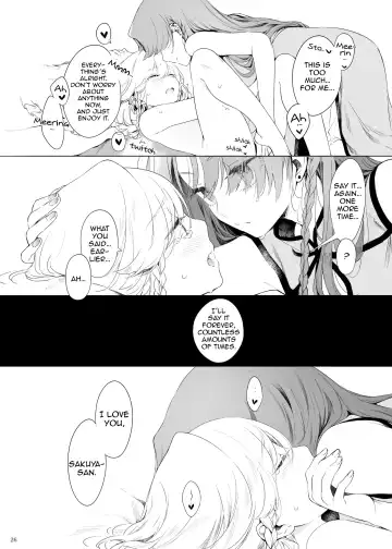 [Risui] Meiling ni Kawaigarareru Sakuya-san ga Mitai Hon | A book about Sakuya getting sweet with Meiling Fhentai - Page 26