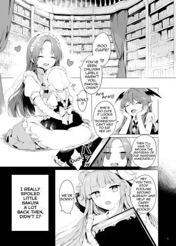 [Risui] Meiling ni Kawaigarareru Sakuya-san ga Mitai Hon | A book about Sakuya getting sweet with Meiling Fhentai - Page 5