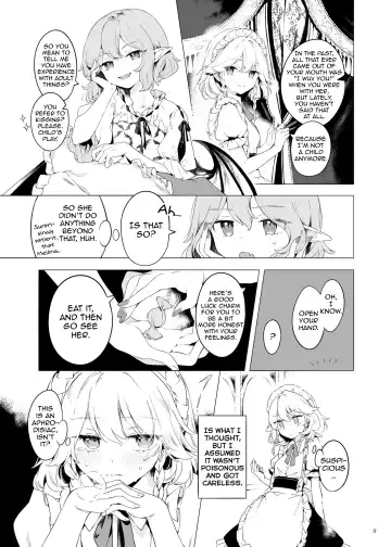 [Risui] Meiling ni Kawaigarareru Sakuya-san ga Mitai Hon | A book about Sakuya getting sweet with Meiling Fhentai - Page 9