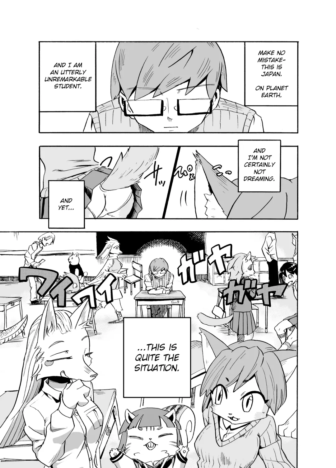 [Nayuta Takumi] Iseijin no Hanshoku Nikki 1 | Furrian Propagation Log 1 Fhentai - Page 3
