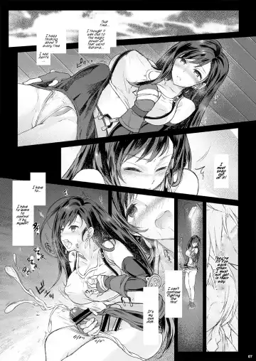 Futanari Doutei Tifa Ni - Kousoku- Inran Mesuchinpo Kairaku Ochi | Futanari Virgin Tifa Falls Prey to Pleasure Fhentai - Page 6