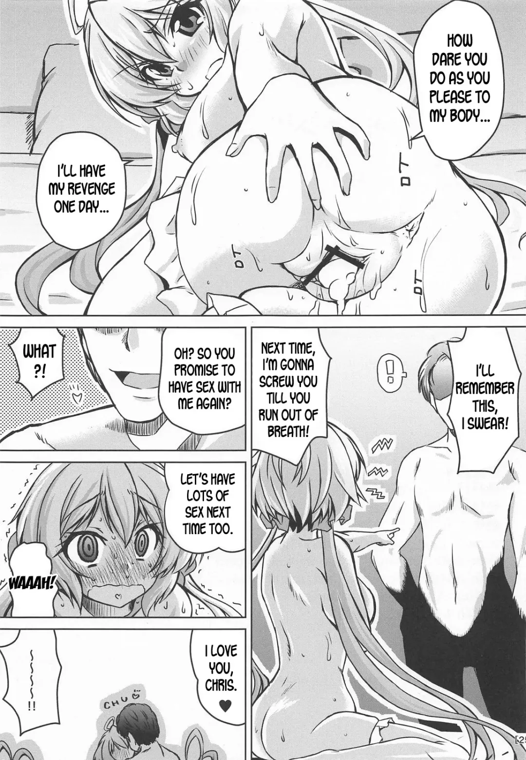 [Madae Thor] Junjou Karen na Yukine Chris to Love Love Otome na Ecchi Fhentai - Page 24