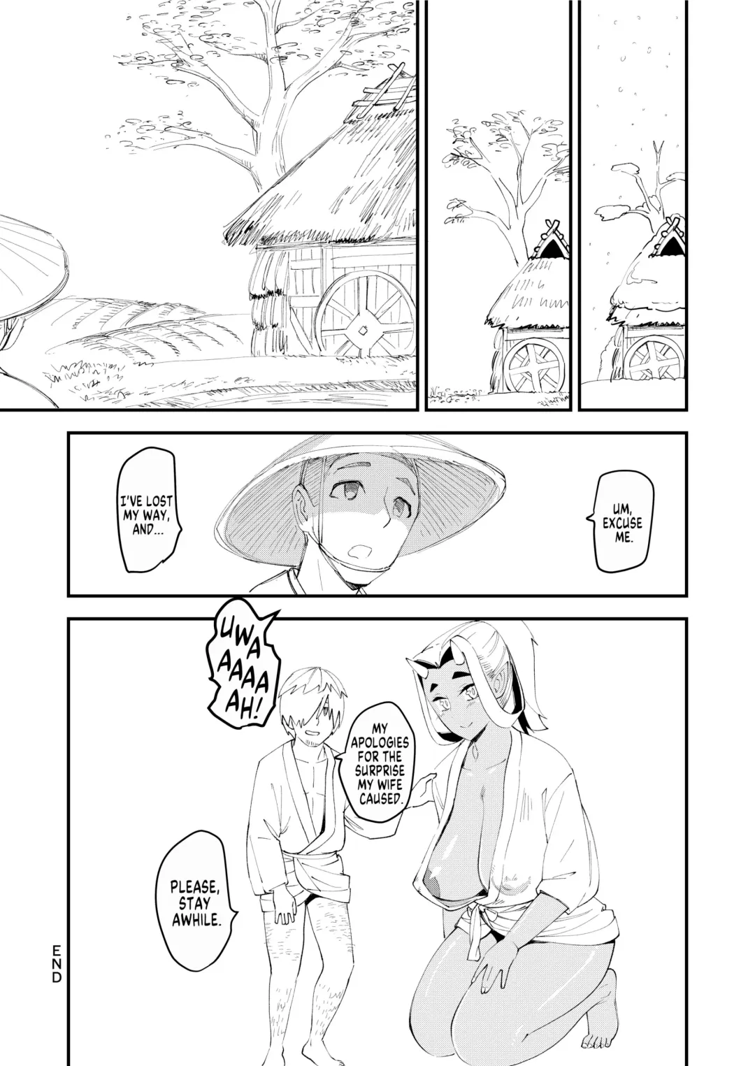 [Clover] Oni Musume to Tabibito | The Ogre Girl and The Traveler (decensored) Fhentai - Page 28