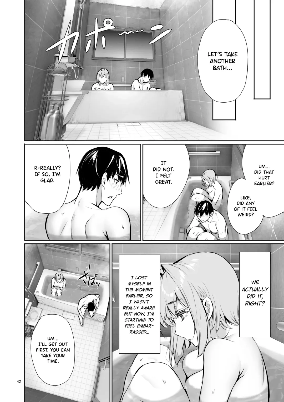 [Gentsuki] Homestay-chu no Doitsu Musume ga Issho ni Furo ni Haitte Kuru Wake | The Reason Why a German Girl Takes a Bath Together With Me on Her Homestay Fhentai - Page 42