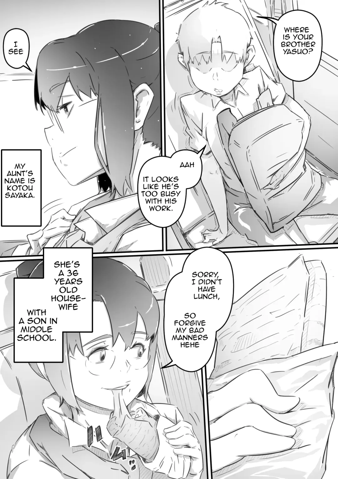 [Hirekatsu] Nao-kun, Oba-san to Sex Suru | Nao Has Sex with His Aunt Fhentai - Page 5