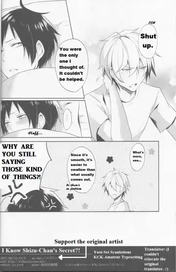 [Yuzuriha] Shizu-chan no Himitsu o Shichatta!? | I Know Shizu-chan's Secret!? Fhentai - Page 27