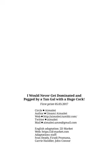 [Aimaitei Umami] Futanari Kyokon Kuro Gal ni Gyaku Anal Fukujuu Saserareru nante... | I Would Never Get Dominated and Pegged by a Tan Gal With a Huge Cock! (decensored) Fhentai - Page 24