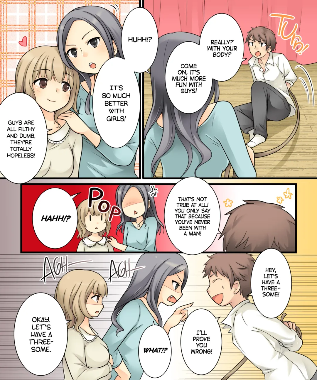 [Kuratsuka Riko] Leskko ni Otoko no Yosa o Oshieyou to Shitara Nyotaika Choukyou Sareta Ore | I Wanted to Have a Lesbian Get a Taste of My Cock, but I Got Turned Into a Girl Instead (decensored) Fhentai - Page 3