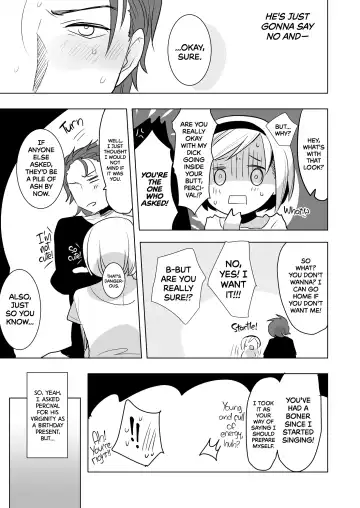 [Aimaitei Umami] Konya, Percival-kun no Shojo o Kudasai | I Want Your Virginity Tonight, Percival (decensored) Fhentai - Page 5