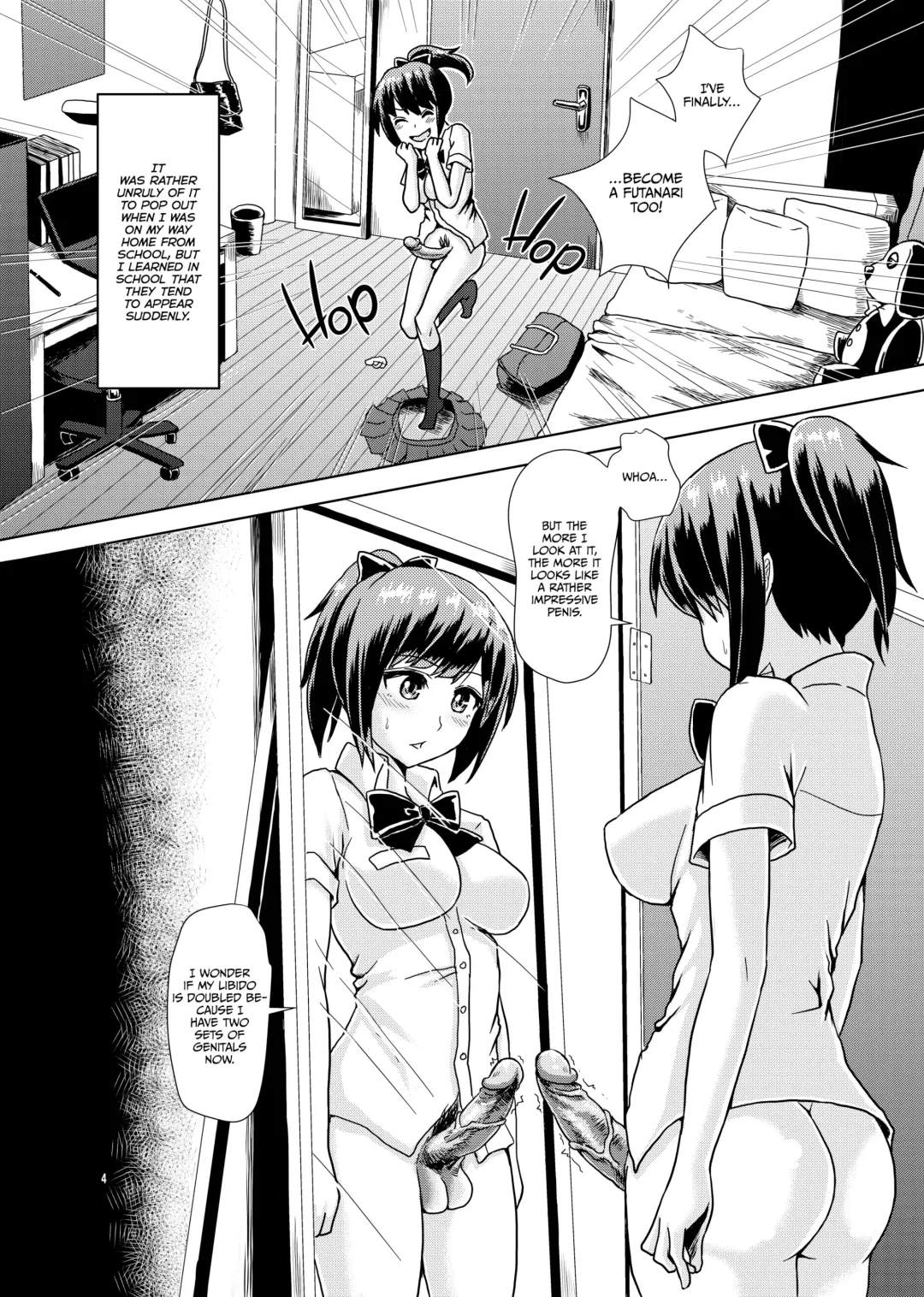 [Hakaba Yodomu] Issho ni Futanari Practice | Joint Futanari Practice (decensored) Fhentai - Page 3