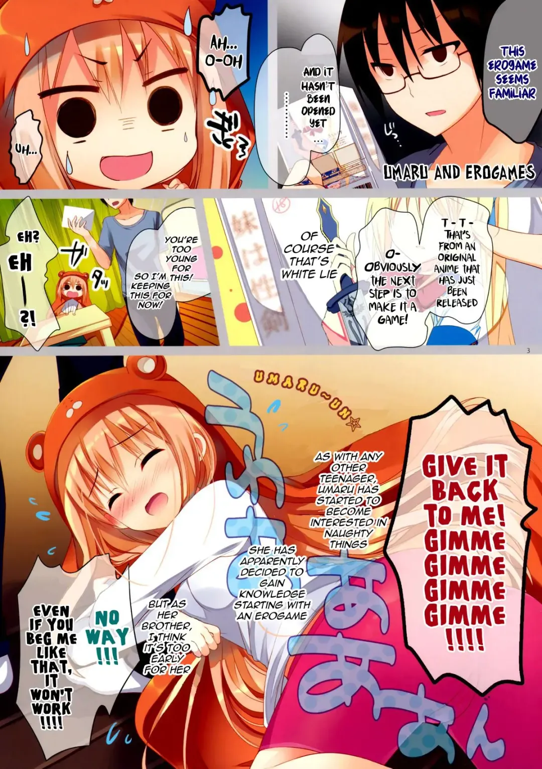 [Hisama Kumako] Umaru-chan to Ebina-chan! For Adult Fhentai - Page 3