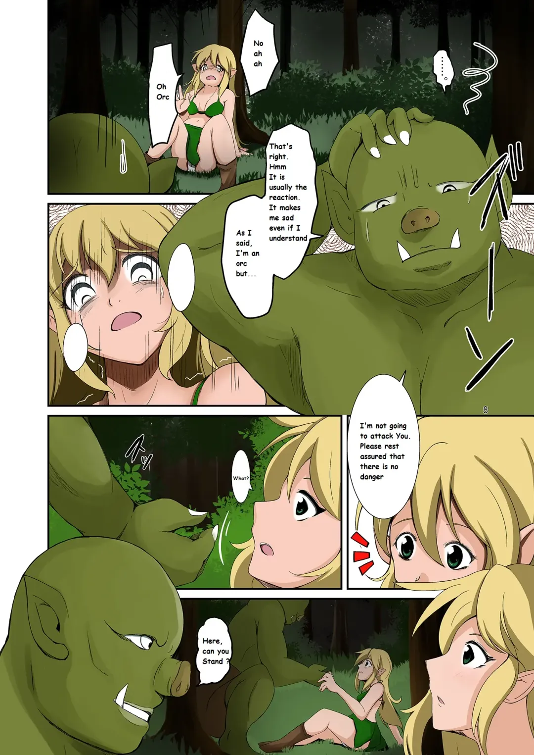 [Iwashita] Elf to Orc no Irekawari Dark Bon | Elf and Orc Replacement Dark Book Fhentai - Page 7