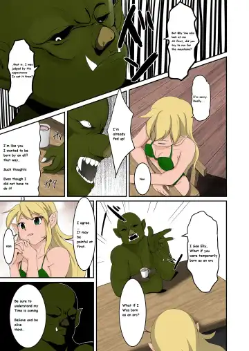 [Iwashita] Elf to Orc no Irekawari Dark Bon | Elf and Orc Replacement Dark Book Fhentai - Page 12