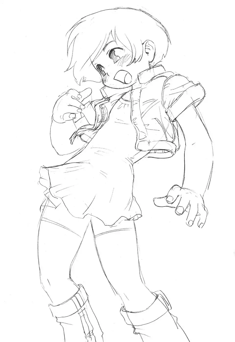 [Akiha Chiaki - N.o. Chachamaru - Po-ju] Rough Sketches Fhentai - Page 11