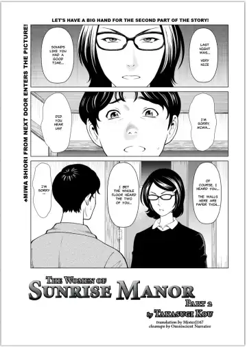 Read [Takasugi Kou] Hinodesou no Onna-tachi | Women of Sunrise Manor Ch. 2 (decensored) - Fhentai