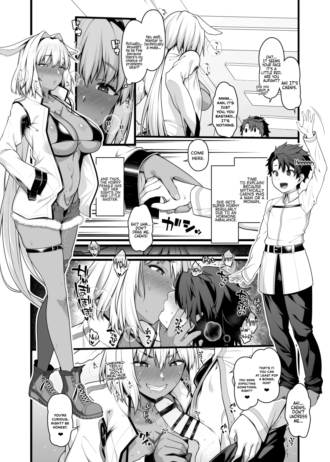 [Ao Banana] Hatsujouki Caenis ga Shota Guda o Gyaku Rape shichau Manga | A Book in Which Horny Caenis Reverse Raped a Shota Guda Fhentai - Page 1