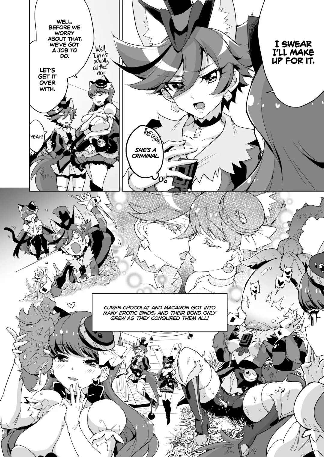 [Mucha] JK Cure VS Ero Trap Dungeon | JK Cures VS an Ero Trap Dungeon (decensored) Fhentai - Page 23