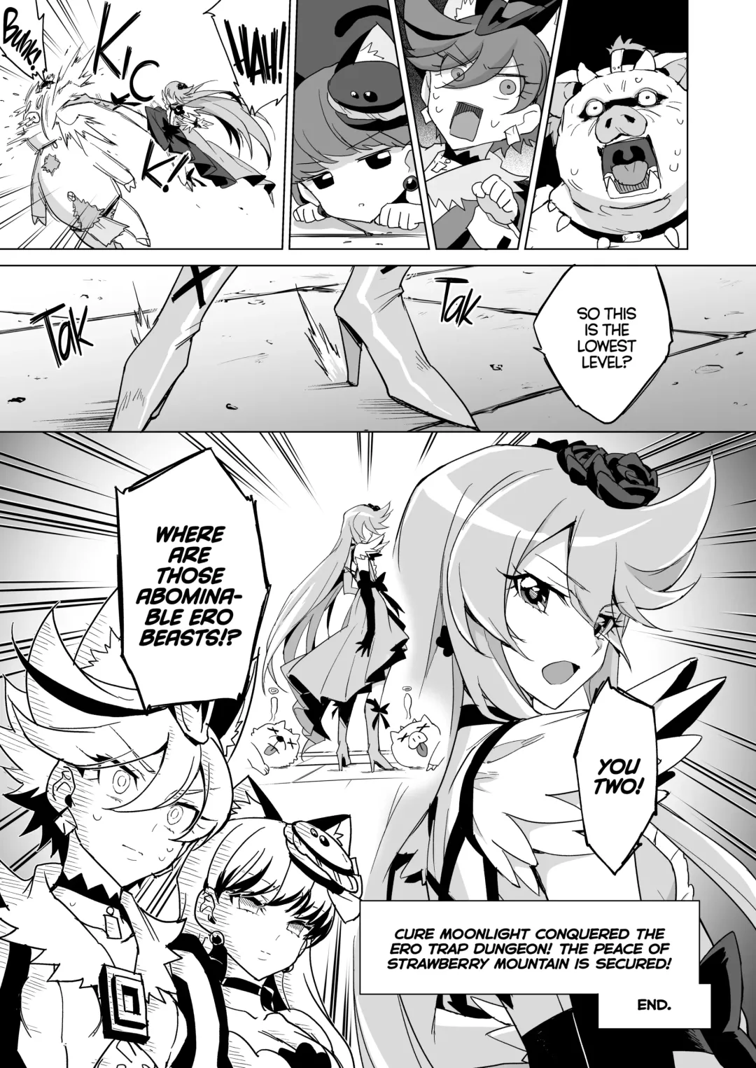 [Mucha] JK Cure VS Ero Trap Dungeon | JK Cures VS an Ero Trap Dungeon (decensored) Fhentai - Page 38
