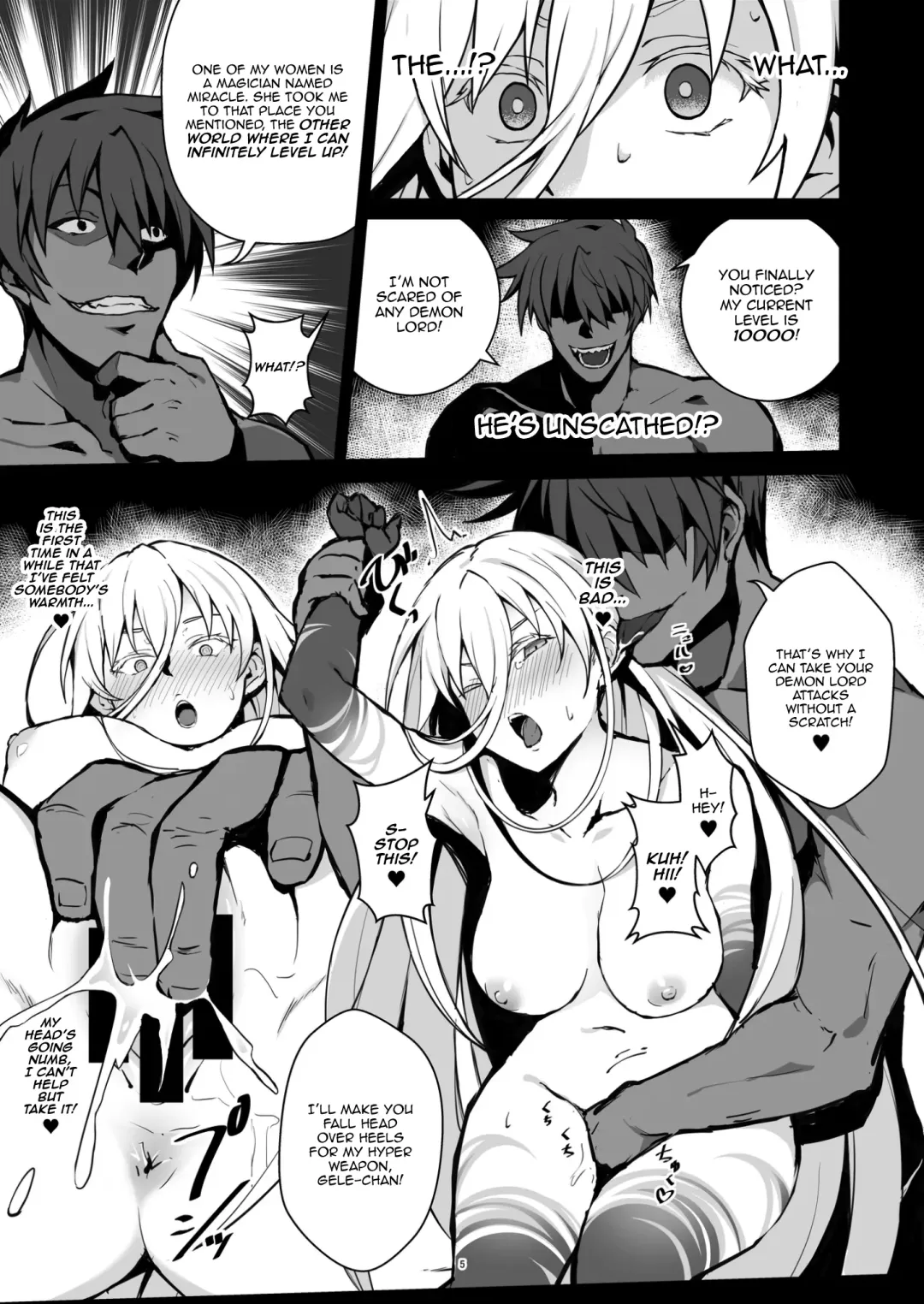 [Sekai Ichii] Kichiku Senshi ga Maou Gele o Chinmake Anadorei ni Suru Hanashi | The Story of the Savage Warrior Turning the Demon Lord Into a Slave for his Dick Fhentai - Page 4