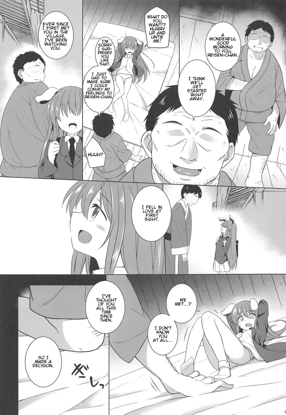 [Kazawa] Tsukito Haramiki Udonge Kankin Haramase | Moon Rabbit Pregnancy Records - Udonge's Conception in Captivity Fhentai - Page 6