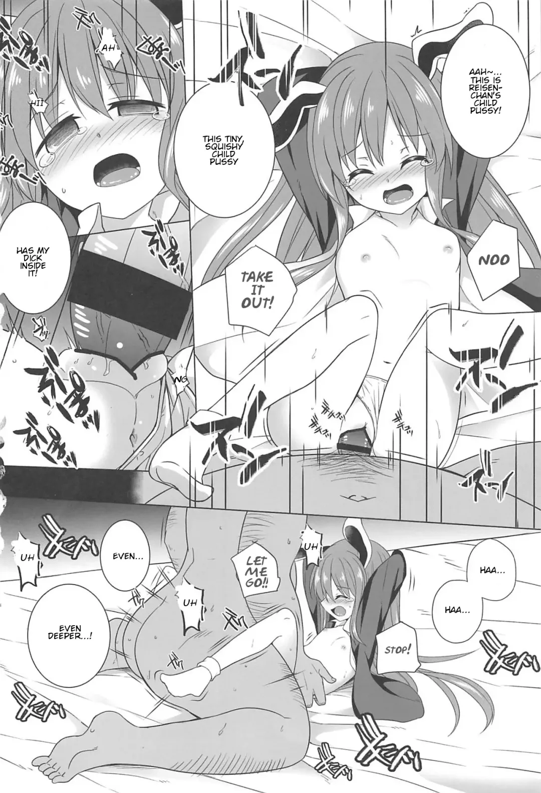 [Kazawa] Tsukito Haramiki Udonge Kankin Haramase | Moon Rabbit Pregnancy Records - Udonge's Conception in Captivity Fhentai - Page 9