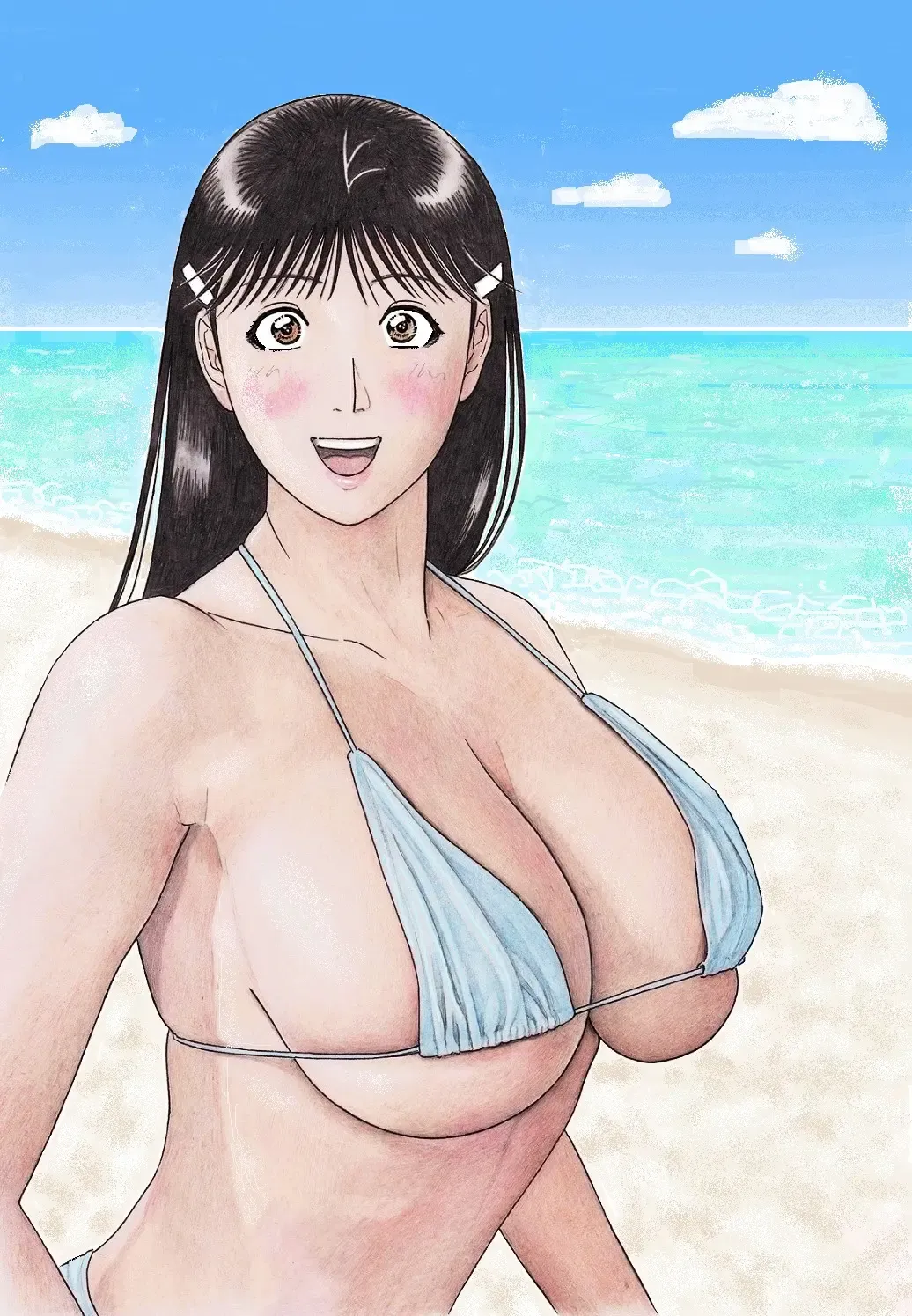 Nanase Senpai to Nangoku Resort de Namahame Nakadashi Sex Zanmai ~Futsukame~ Fhentai - Page 99