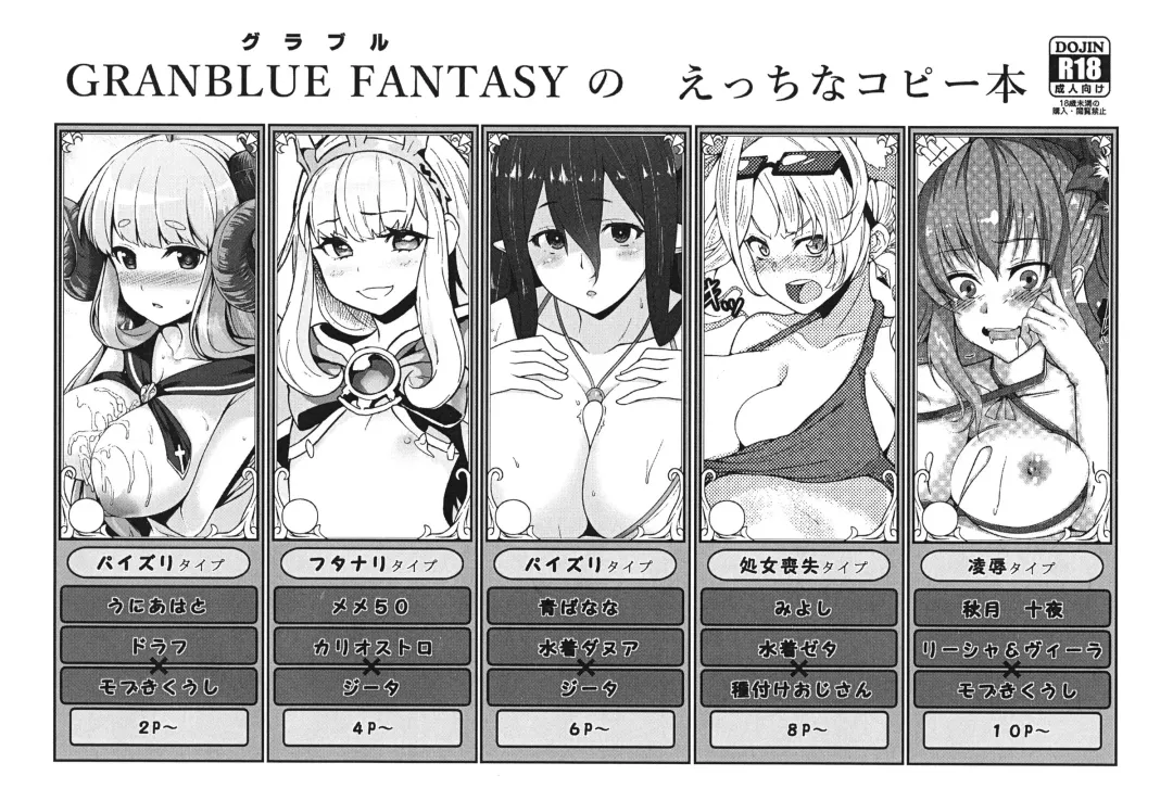 GRANBLUE FANTASY no Ecchi na Copybon Fhentai - Page 1