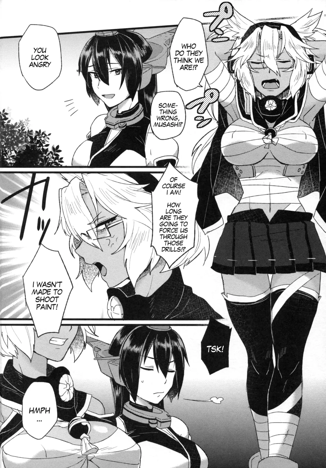 [Ikeshita Maue] Musashi x Nagato Anthology "Beast Emotion" Ch. 1 (decensored) Fhentai - Page 6