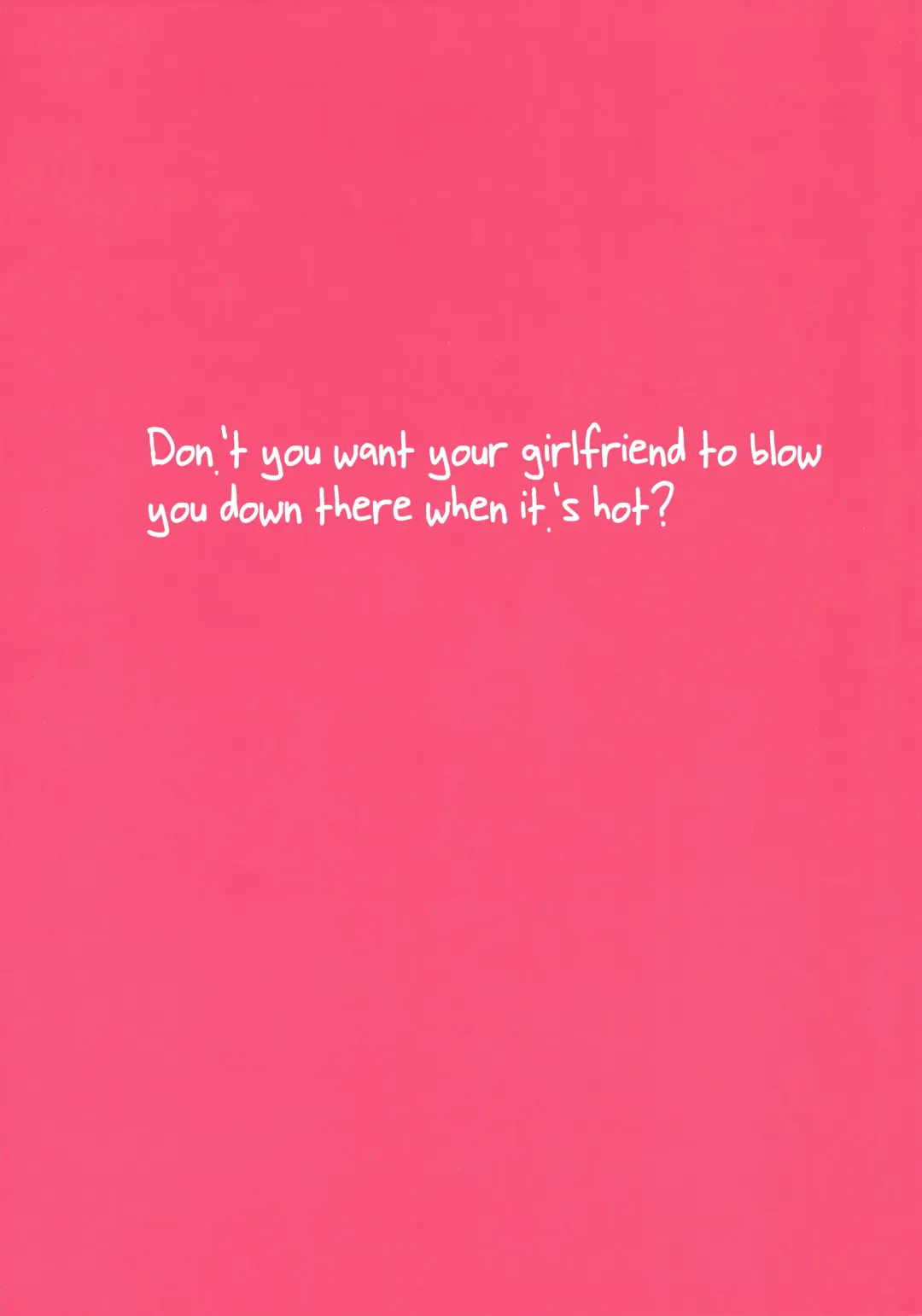 [Giuniu] Chikyuu ga Achuachu dakara Kanojo ga Chintama o Fuufuu Shite Kureru Hon | It's So Hot That My Girlfriend Has To Blow Me Down There (decensored) Fhentai - Page 24