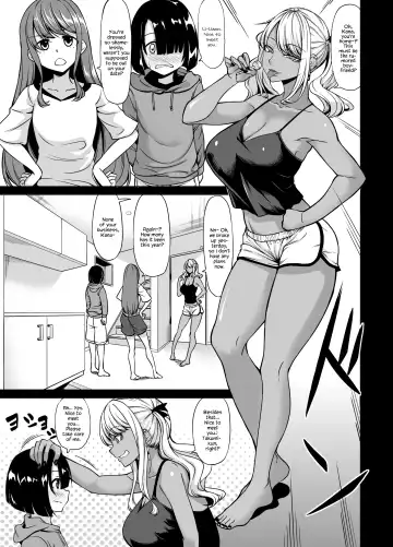[Kinntarou] A-Cup no Kanojo yori J-Cup no Kuro Gal no Onee-san no Hou ga Ii yo ne? | Would you rather be with your A-cup girlfriend or a J-cup, dark skinned, gyaru onee-san? Fhentai - Page 5