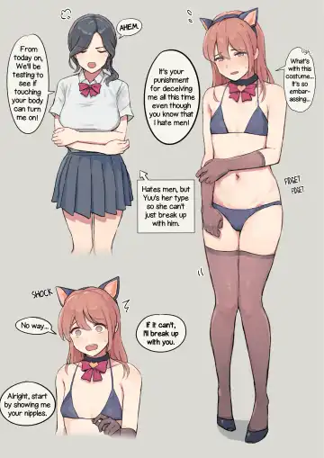 [Ehohin] Watashi no Kanojo wa Otokonoko | My Girlfriend is a Femboy Fhentai - Page 6