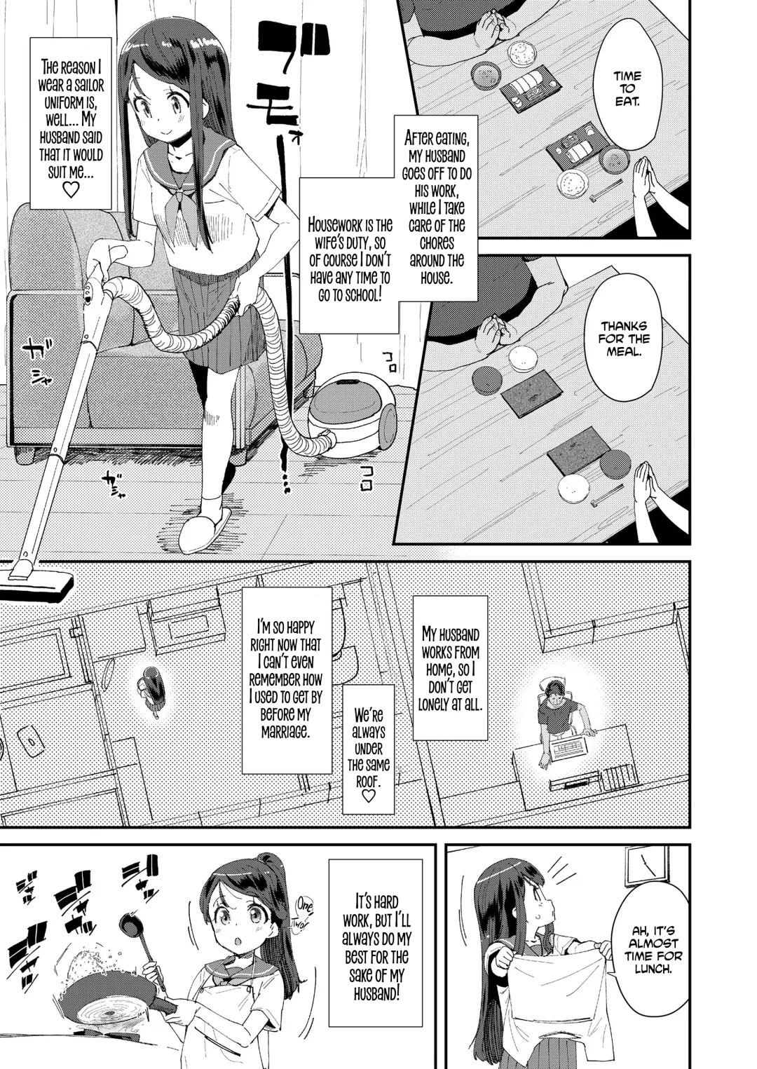 [Maeshima Ryou] Oku-sama wa Chuugakusei | Middle School Wife Fhentai - Page 3