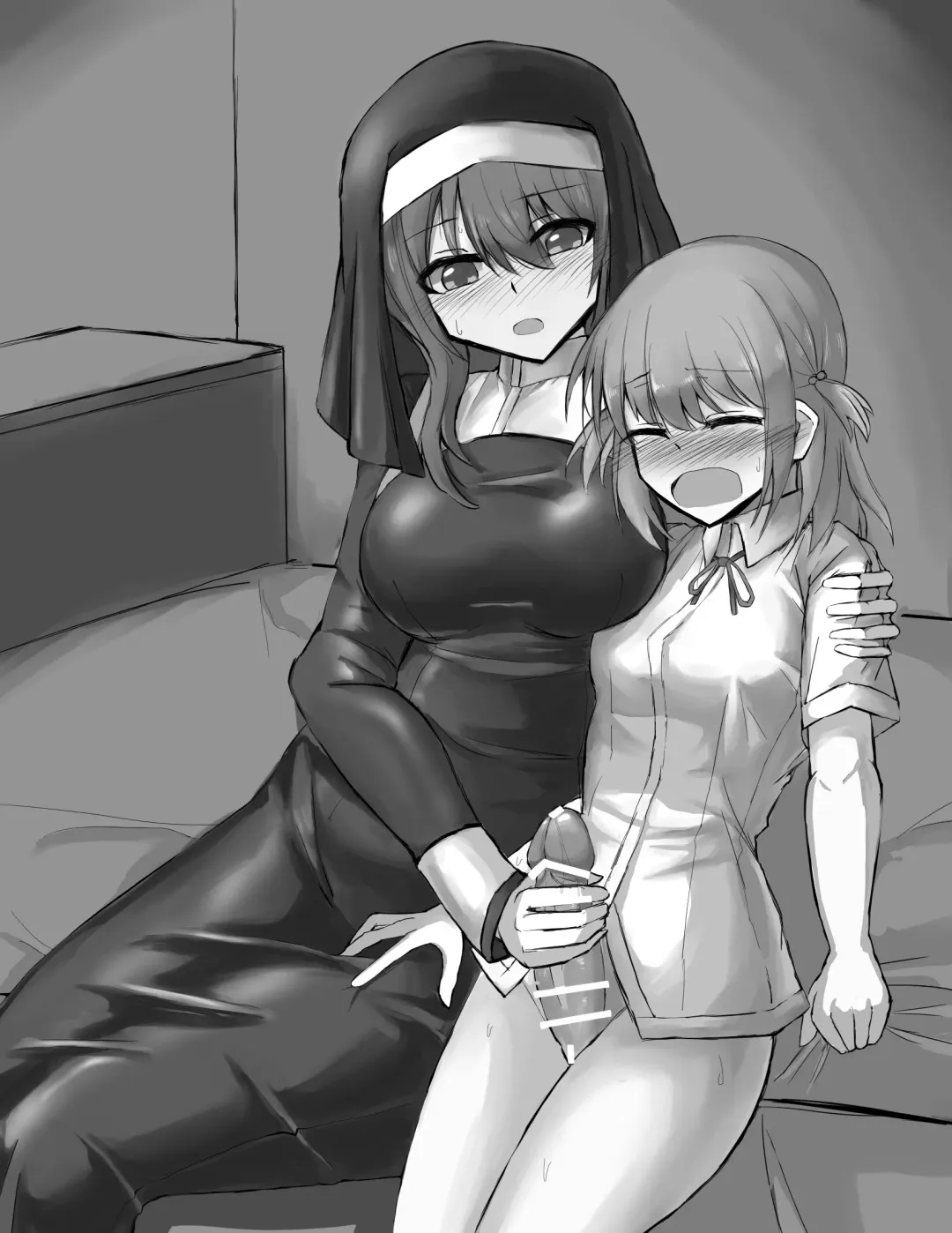 [Shimau Sorine] Futanari Onnanoko ga Sister-san to Ecchi na Kankei ni Nacchau Ohanashi Fhentai - Page 76