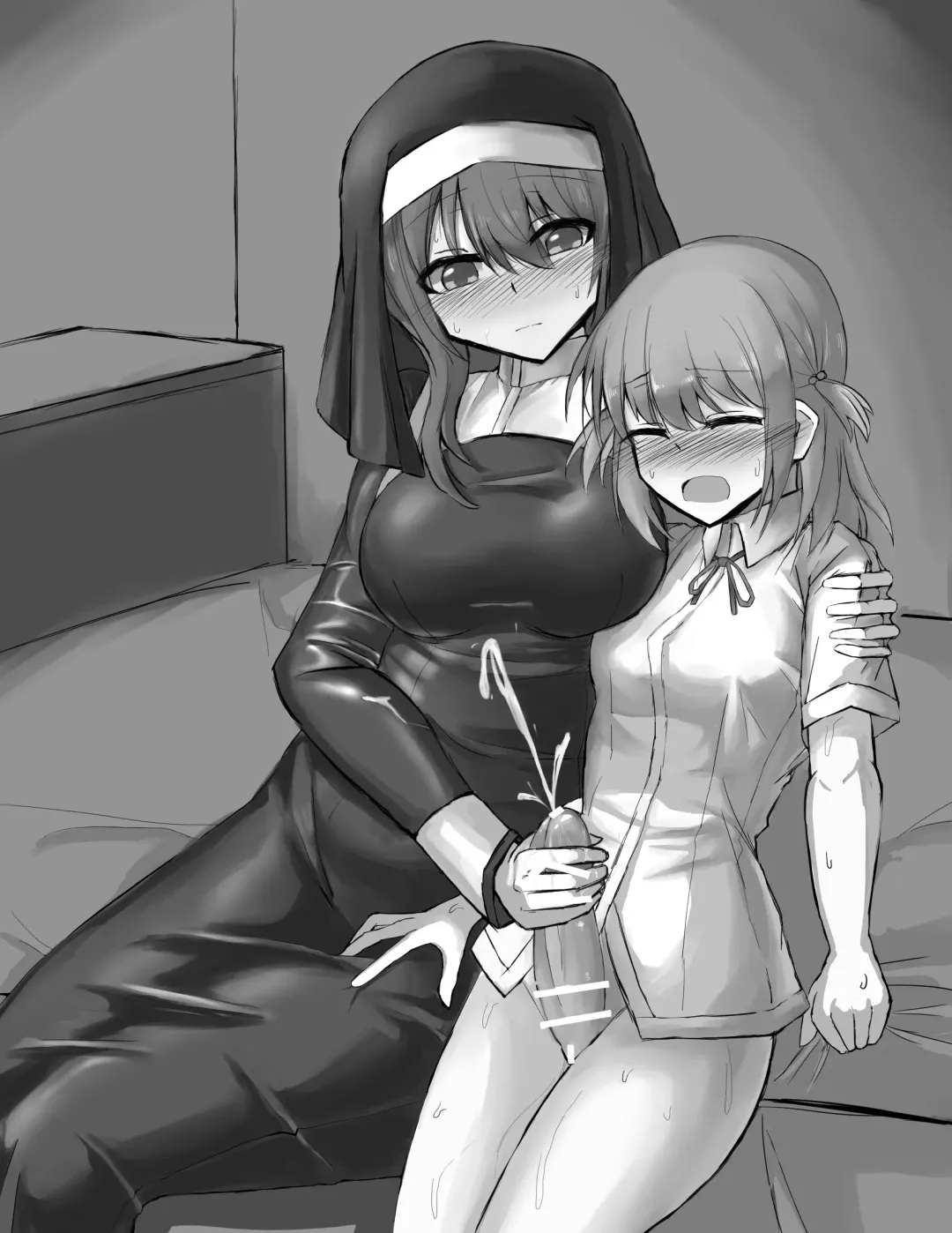 [Shimau Sorine] Futanari Onnanoko ga Sister-san to Ecchi na Kankei ni Nacchau Ohanashi Fhentai - Page 77