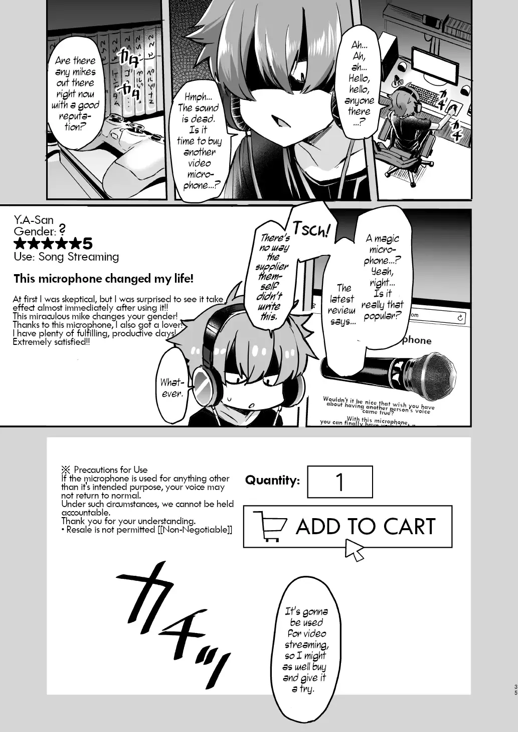 [Kamiya Zuzu] Utai Tekute Trans Conversion ~Daigakusei A no Baai~ | I Wanted to Sing ~ Trans Conversion "The Case of College Student A"~ Fhentai - Page 35
