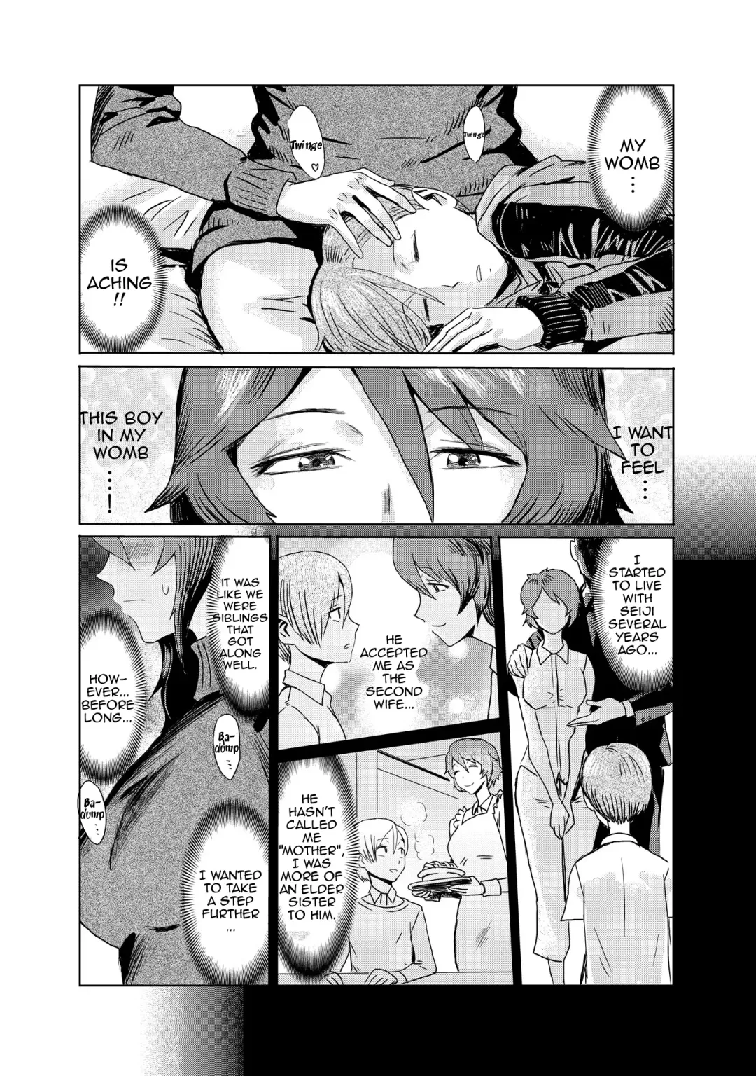 [Kuroiwa Menou] Gibo Ochi 1 | Fallen Stepmother 1 Fhentai - Page 5
