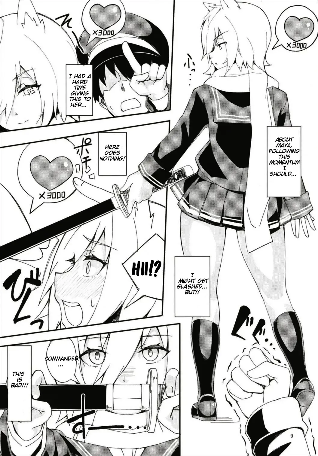 [Mocco] Hood, Maya no Koukando ga Agari Sugita. | Hood and Maya's affection has risen too much. Fhentai - Page 9
