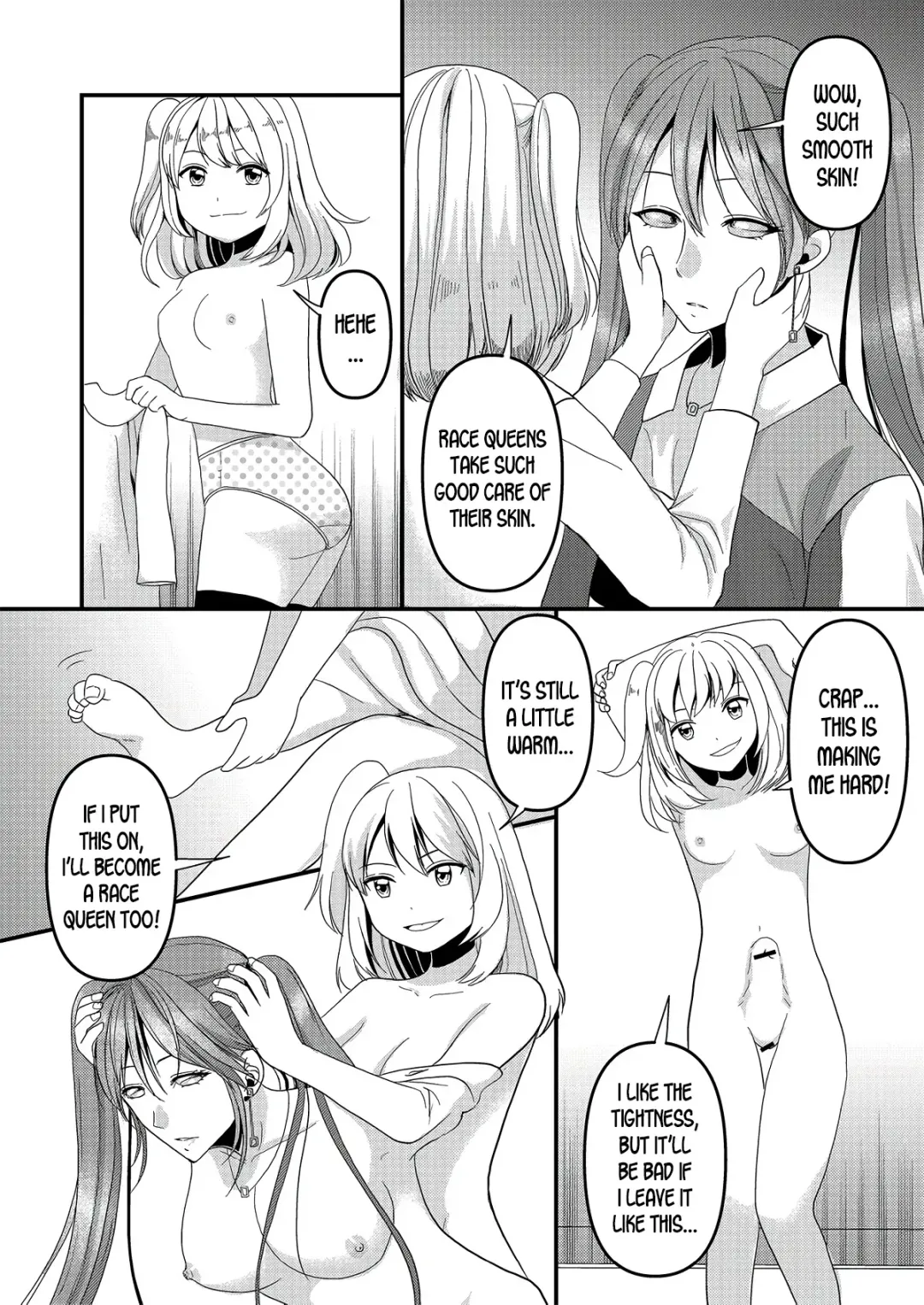 Seijin Dansei ga Ninki Race Queen ni Naru Houhou | How to become a popular race queen for adult males Fhentai - Page 6